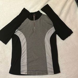 Black long sleeved top